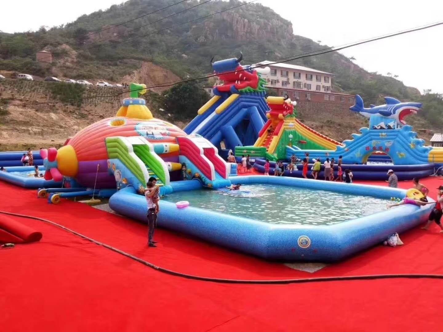 淮北深海潜艇儿童乐园充气游泳池